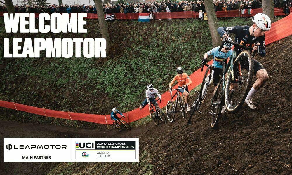 Leapmotor nieuwe Main Partner van het WK veldrijden 2027 in Oostende