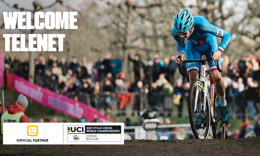 Telenet backs the 2027 UCI Cyclo-cross World Championships in Ostend as Official Partner